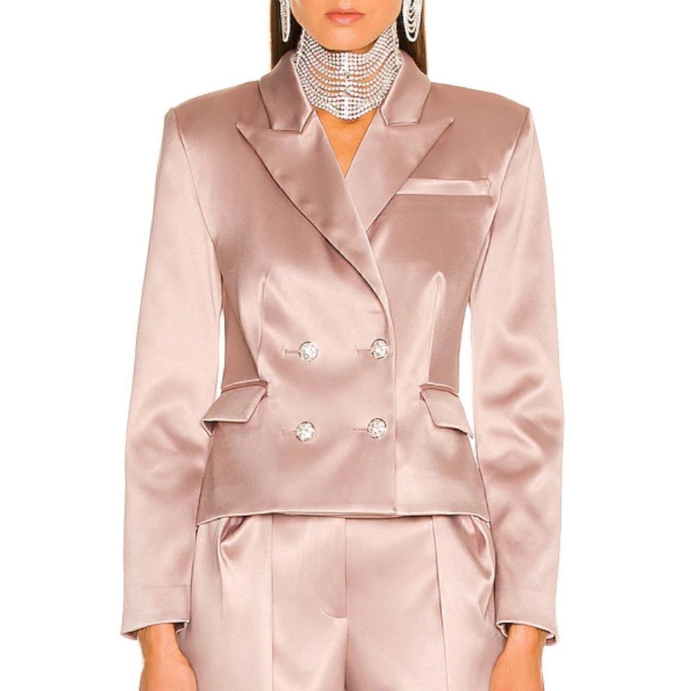NWT Dundas X Revolve Marion Blazer in Blush Medium